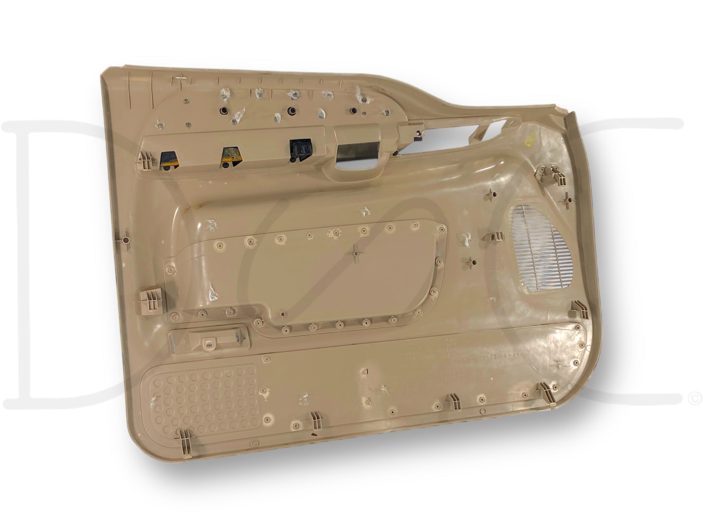 99-02 Ford F250 F350 RH Right Passenger Front Door Panel Power Tan OE