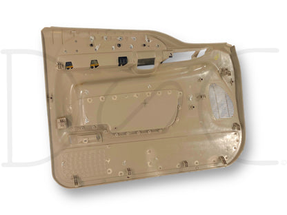 99-02 Ford F250 F350 RH Right Passenger Front Door Panel Power Tan OE
