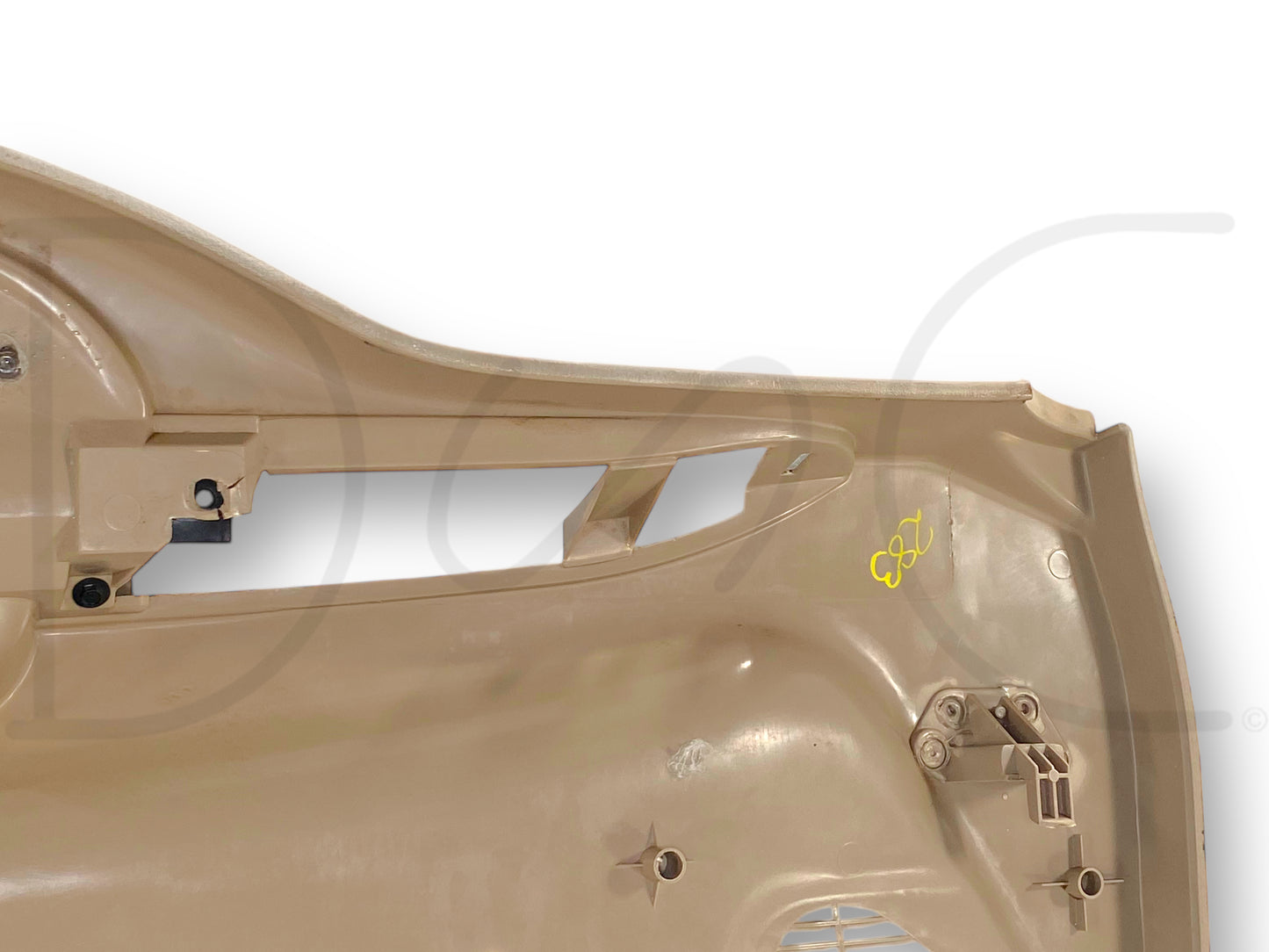 99-02 Ford F250 F350 RH Right Passenger Front Door Panel Power Tan OE