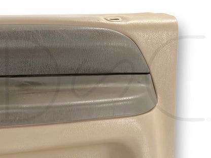 99-02 Ford F250 F350 RH Right Passenger Front Door Panel Power Tan OE