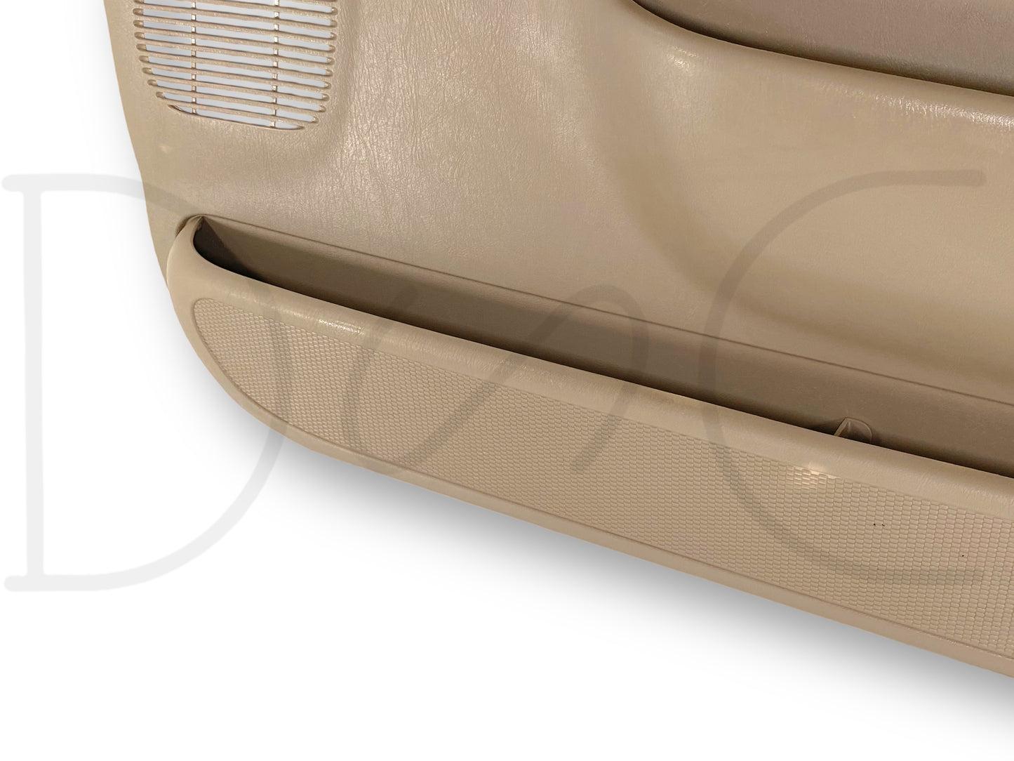 99-02 Ford F250 F350 RH Right Passenger Front Door Panel Power Tan OE