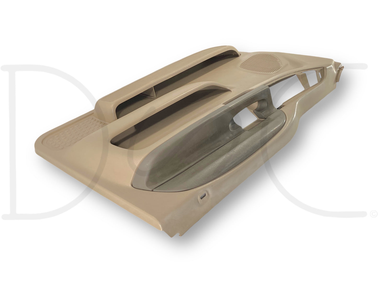 99-02 Ford F250 F350 RH Right Passenger Front Door Panel Power Tan OE