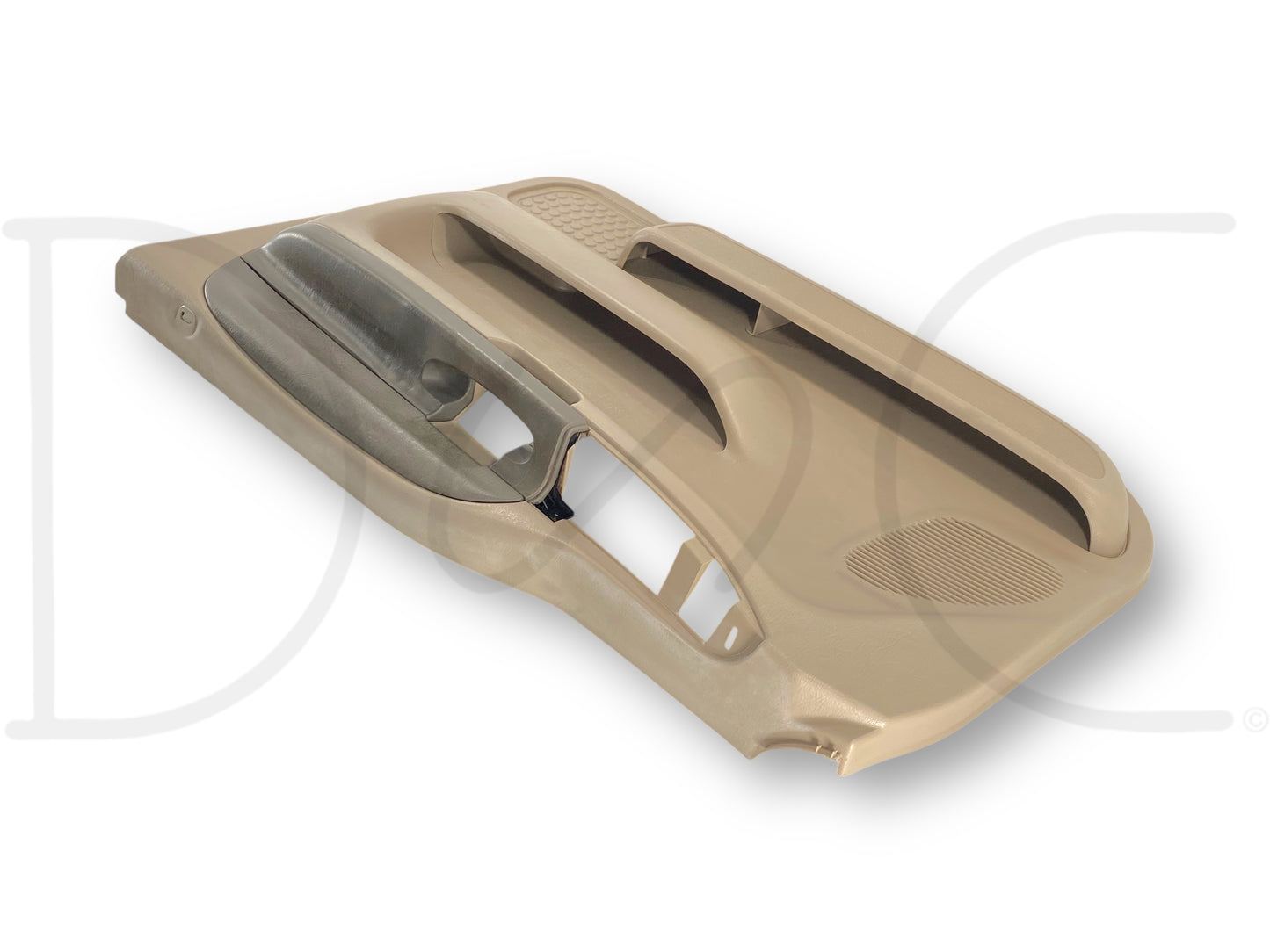 99-02 Ford F250 F350 RH Right Passenger Front Door Panel Power Tan OE