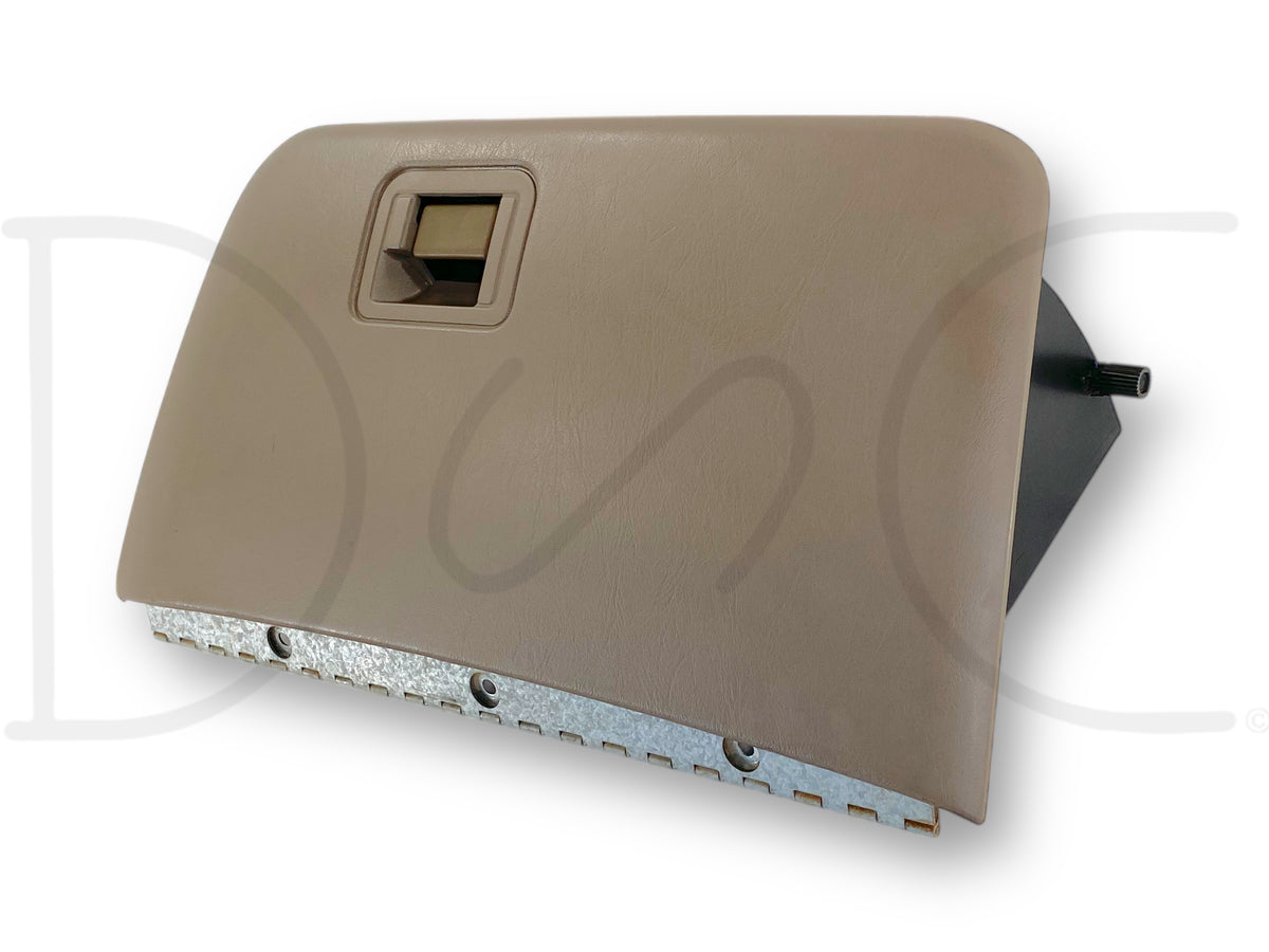 99-02 Ford F250 F350 Dash Glove Box Storage Bin Compartment Tan OE