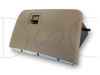 99-02 Ford F250 F350 Dash Glove Box Storage Bin Compartment Tan OE