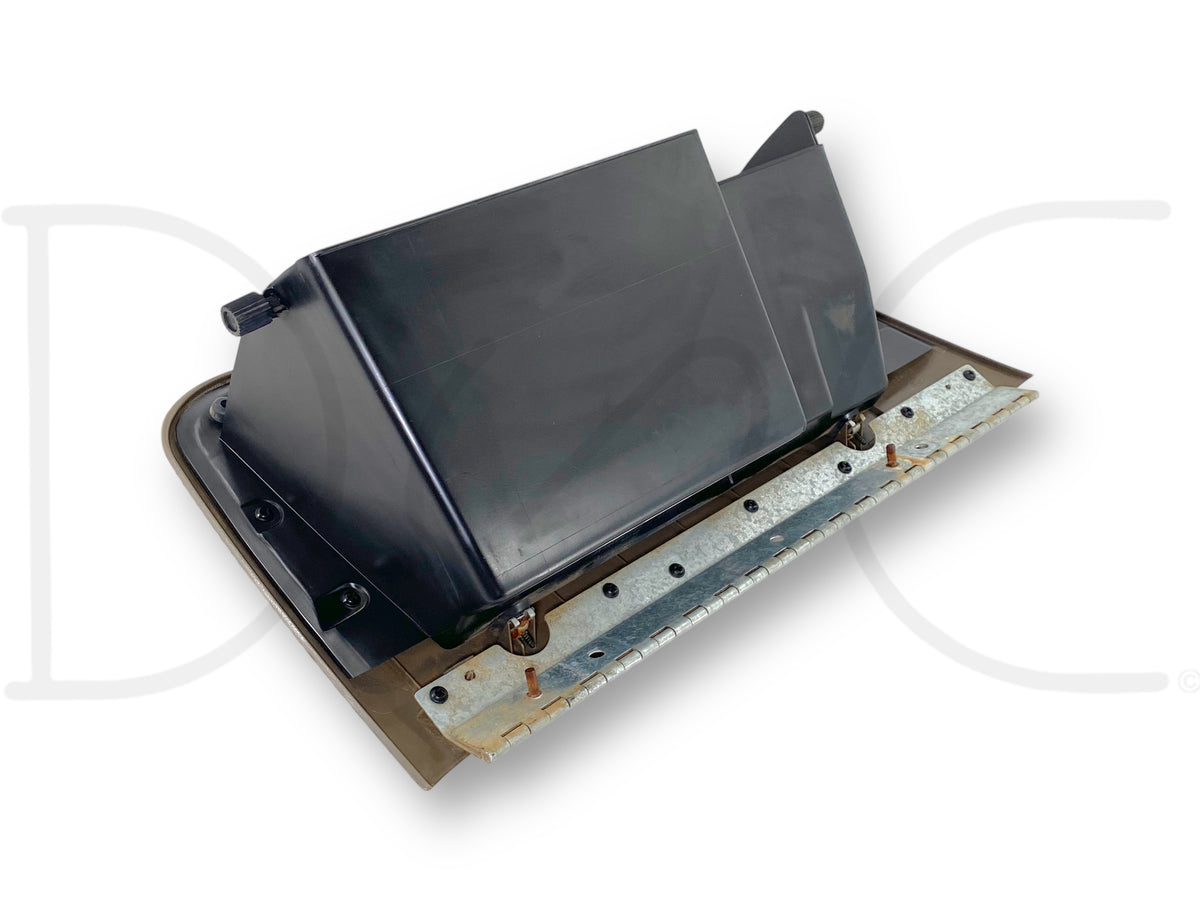 99-02 Ford F250 F350 Dash Glove Box Storage Bin Compartment Tan OE