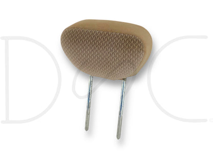 01-07 Ford F250 F350 Extended Cab Front Seat Head Rest Headrest Tan Cloth OE