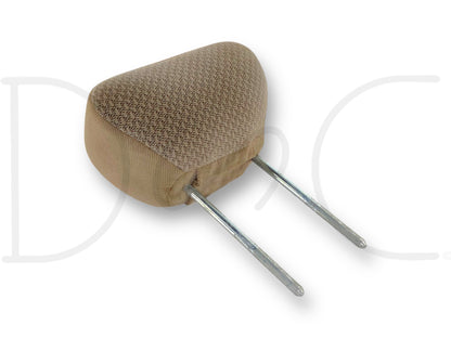 01-07 Ford F250 F350 Extended Cab Front Seat Head Rest Headrest Tan Cloth OE