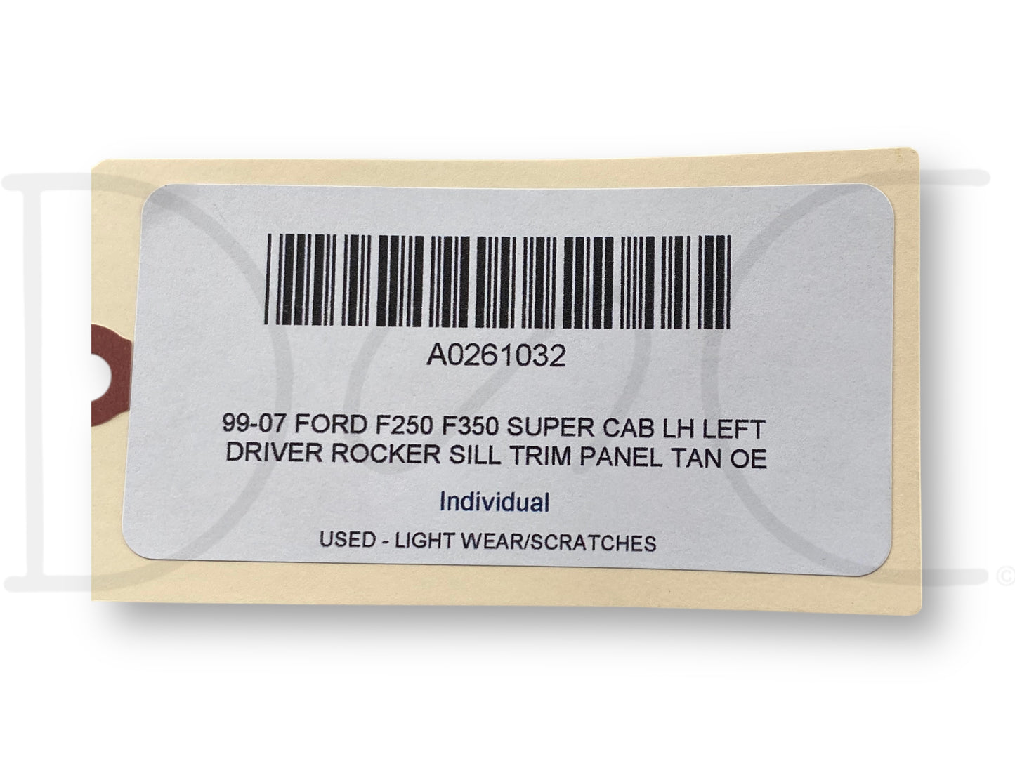 99-07 Ford F250 F350 Super Cab LH Left Driver Rocker Sill Trim Panel Tan OE