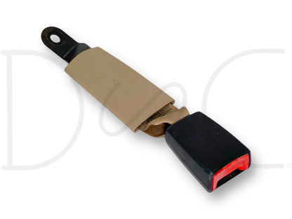 01-07 Ford F250 F350 Front Center Seat Belt Seatbelt Latch Buckle Tan OEM