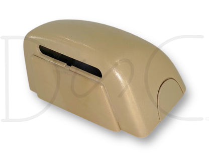01-07 Ford F250 F350 LH Left Driver Front Seat Belt Seatbelt Trim Cover Tan