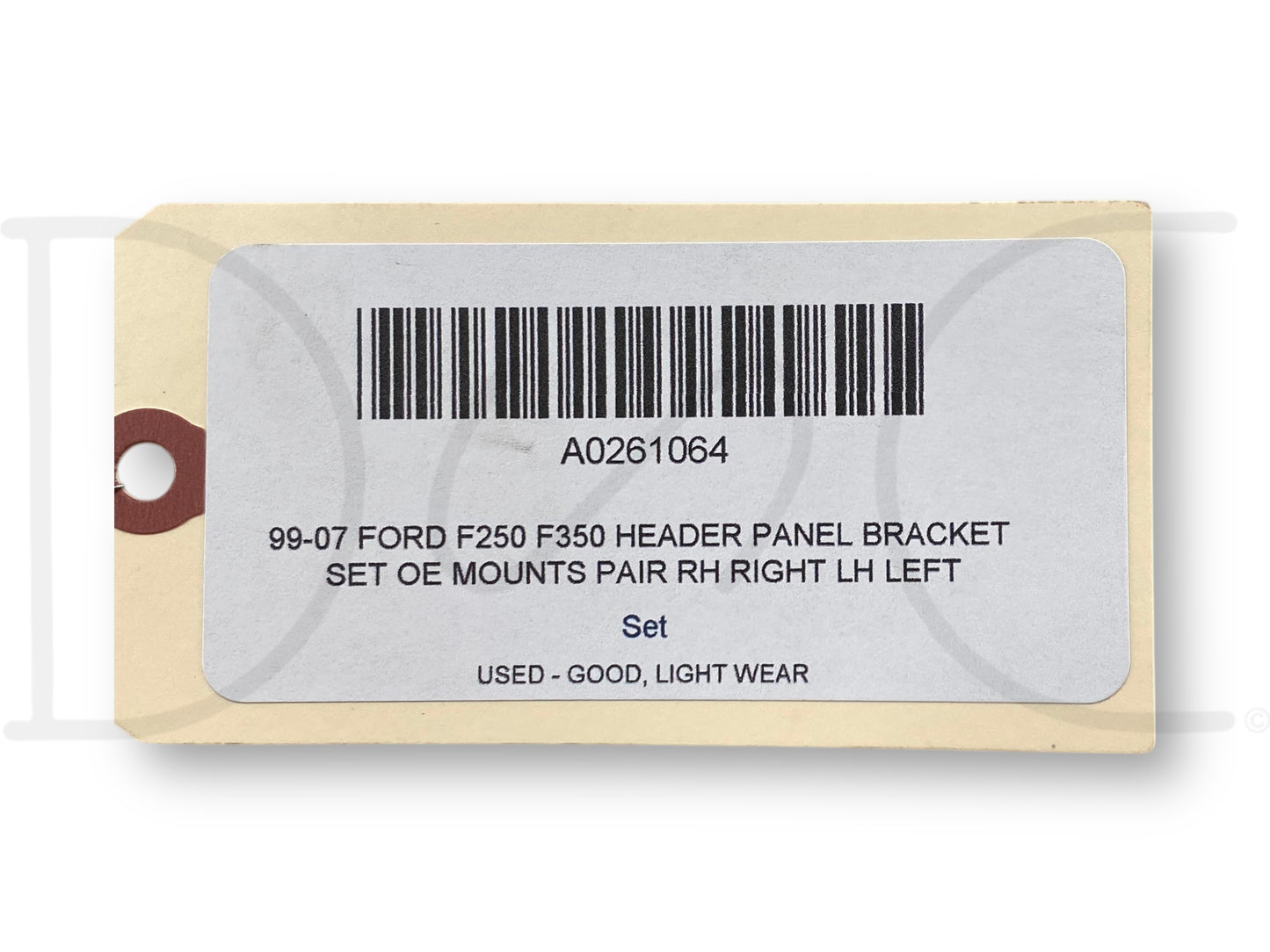 99-07 Ford F250 F350 Header Panel Bracket Set OE Mounts Pair RH Right LH Left