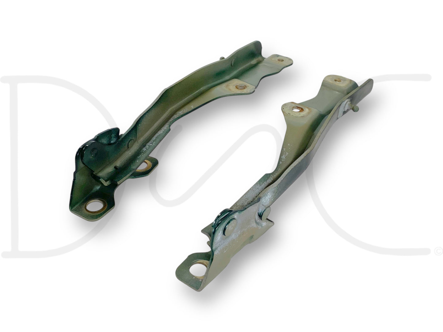 99-07 Ford F250 F350 Super Duty Hood Hinge Set Green Hood Hinges OE RH LH Pair