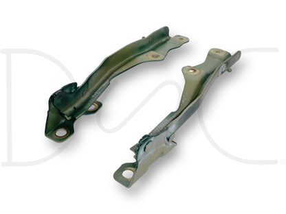 99-07 Ford F250 F350 Super Duty Hood Hinge Set Green Hood Hinges OE RH LH Pair
