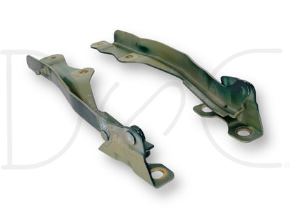 99-07 Ford F250 F350 Super Duty Hood Hinge Set Green Hood Hinges OE RH LH Pair