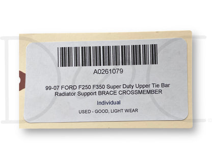 99-07 Ford F250 F350 Super Duty Upper Tie Bar Radiator Support Brace Crossmember
