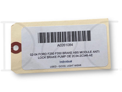 02-04 Ford F250 F350 Brake ABS Module Anti Lock Brake Pump OE 2C34-2C346-Ae