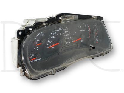 02-03 Ford F250 F350 7.3 Diesel ZF6 M/T Instrument Gauge Cluster 2C3F-10849-Ck