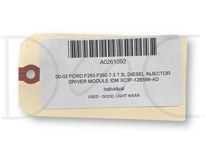 00-02 Ford F250 F350 7.3 7.3L Diesel Injector Driver Module IDM Xc3F-12B599-Ad