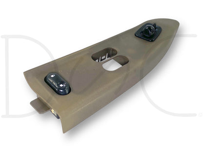 02-05 Ford F250 F350 LH Left Driver Front Power Window Lock Switch Panel Tan
