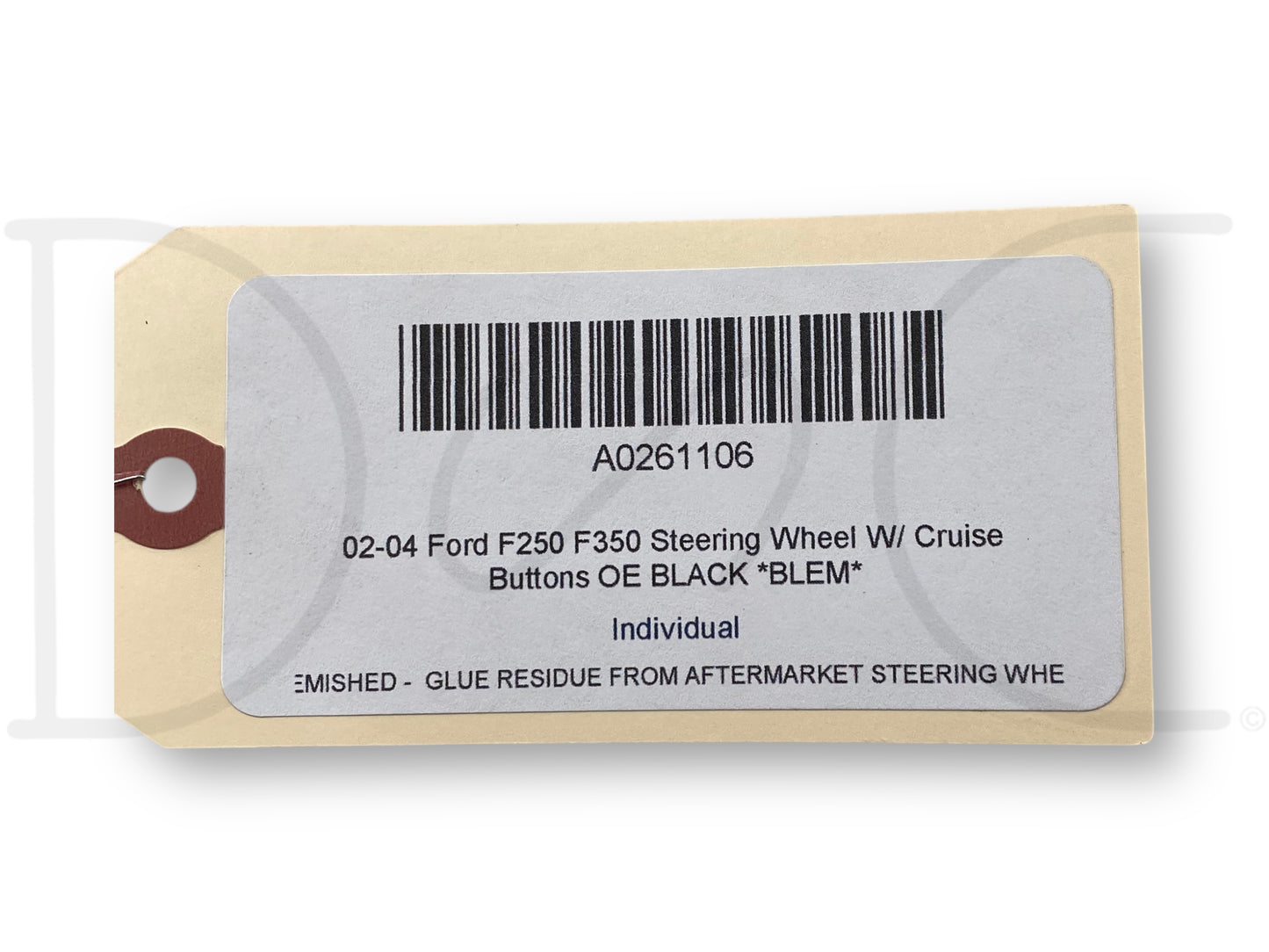 02-04 Ford F250 F350 Steering Wheel W/ Cruise Buttons OE Black *Blem*