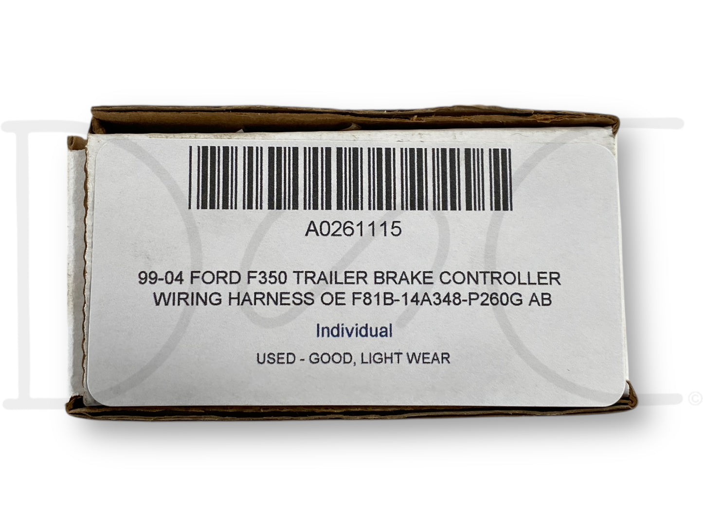 99-04 Ford F350 Trailer Brake Controller Wiring Harness OE F81B-14A348-P260G Ab