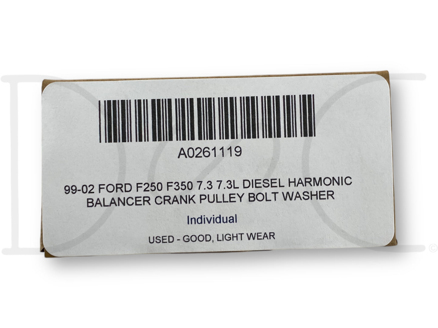 99-02 Ford F250 F350 7.3 7.3L Diesel Harmonic Balancer Crank Pulley Bolt Washer