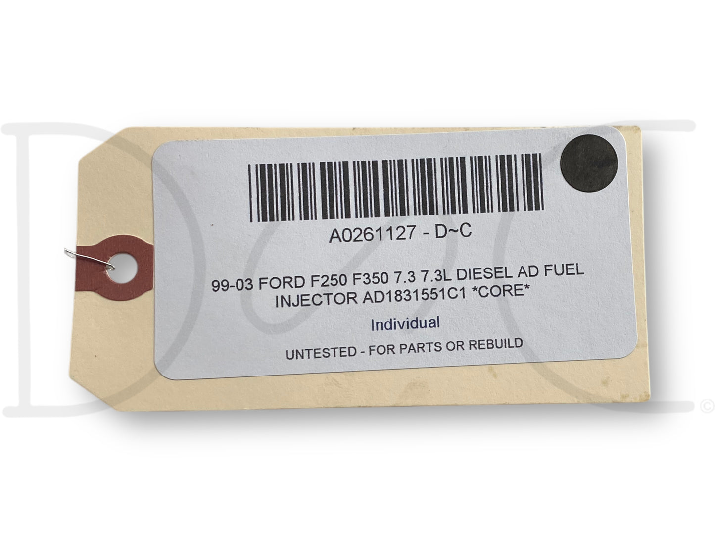 99-03 Ford F250 F350 7.3 7.3L Diesel AD Fuel Injector Ad1831551C1 *Core*