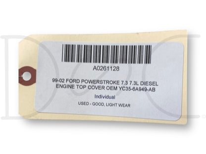 99-02 Ford Powerstroke 7.3 7.3L Diesel Engine Top Cover OEM Yc35-6A949-AB