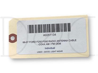 99-07 Ford F250 F350 Radio Antenna Cable Coax AM / FM OEM