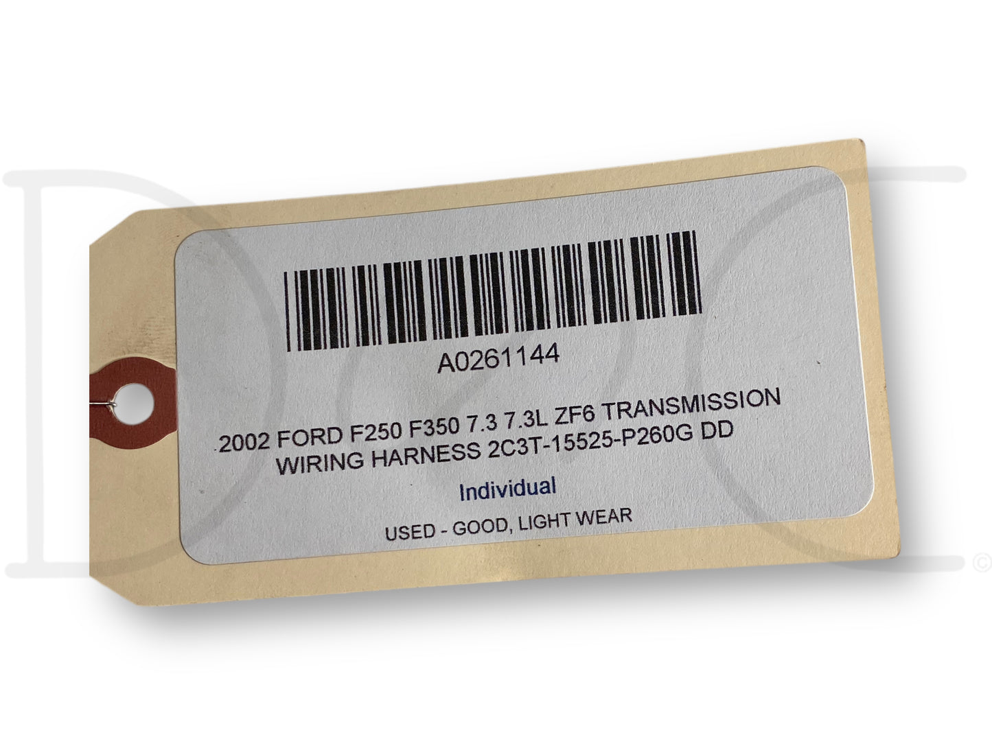 2002 Ford F250 F350 7.3 7.3L ZF6 Transmission Wiring Harness 2C3T-15525-P260G Dd