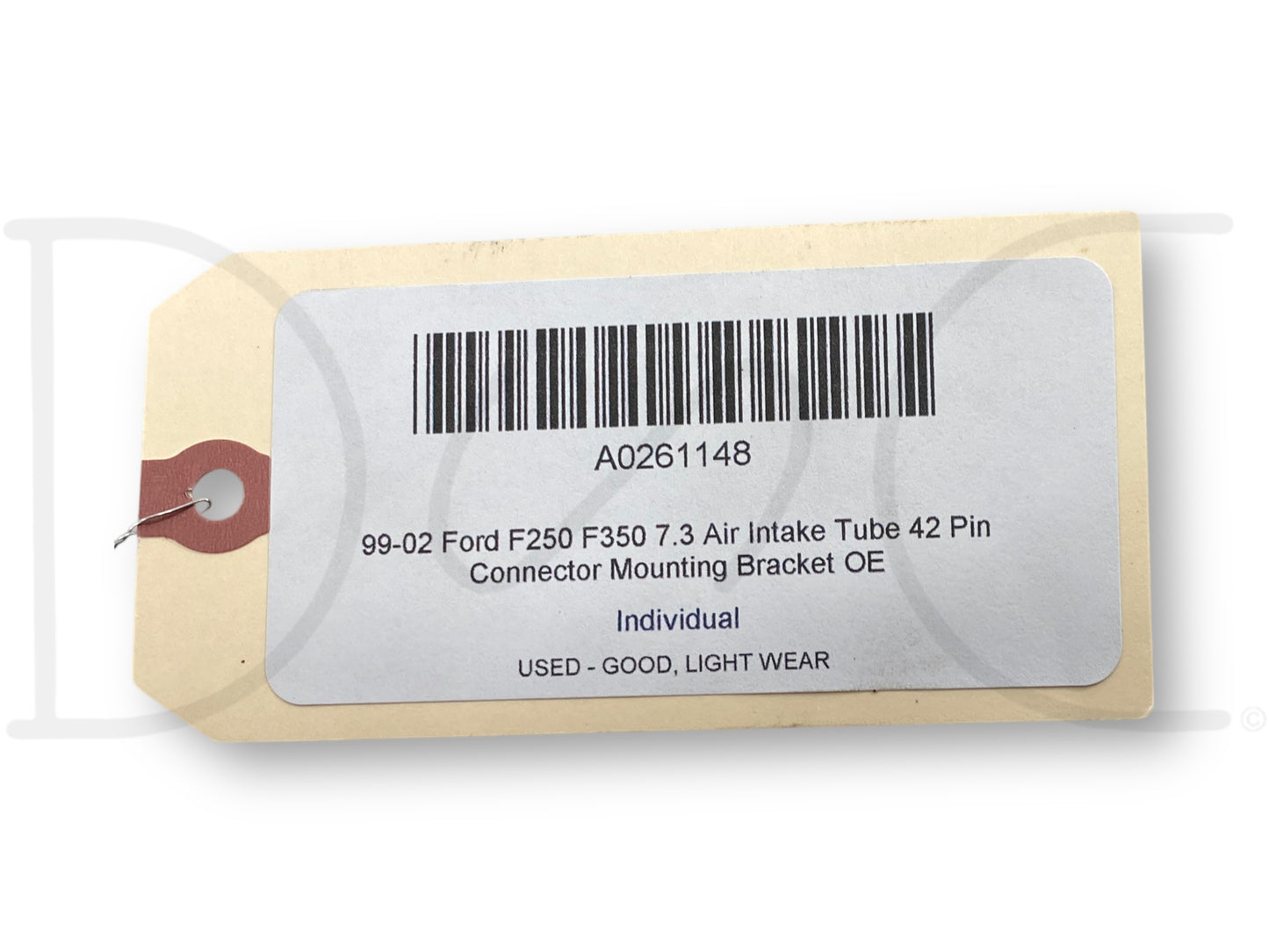 99-02 Ford F250 F350 7.3 Air Intake Tube 42 Pin Connector Mounting Bracket OE