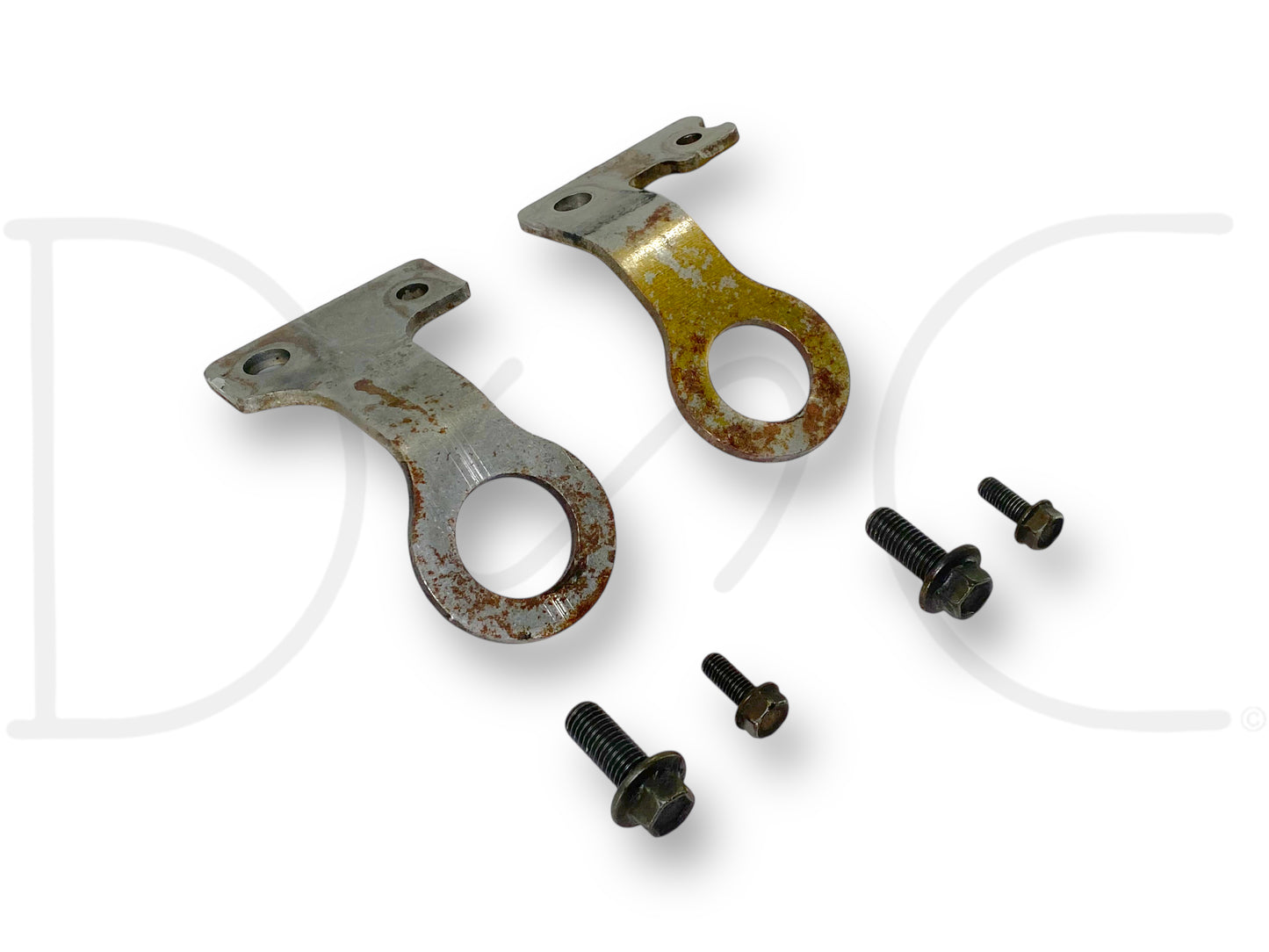 99-02 Ford F250 F350 7.3 7.3L Engine Lifting Eye Bracket Set OEM Brackets Eyes