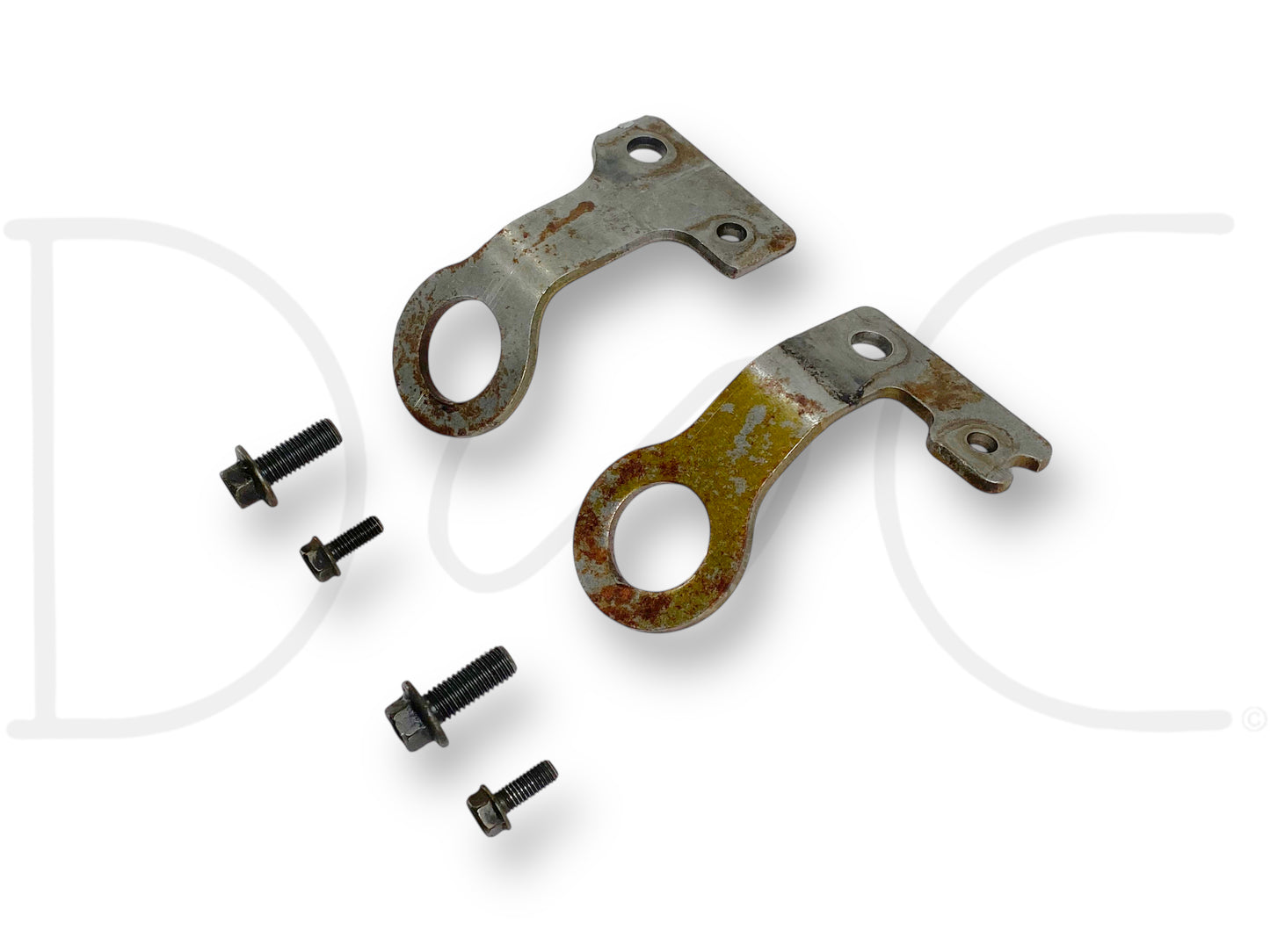 99-02 Ford F250 F350 7.3 7.3L Engine Lifting Eye Bracket Set OEM Brackets Eyes