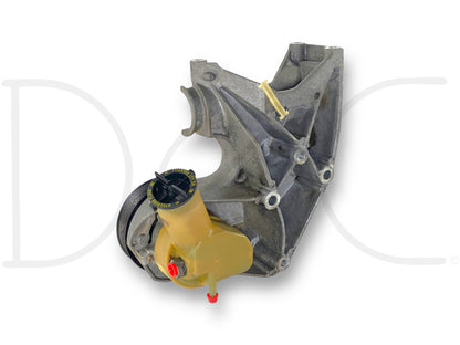 99-02 Ford F250 F350 7.3L Power Steering Pump Alternator Bracket Pulley Assembly