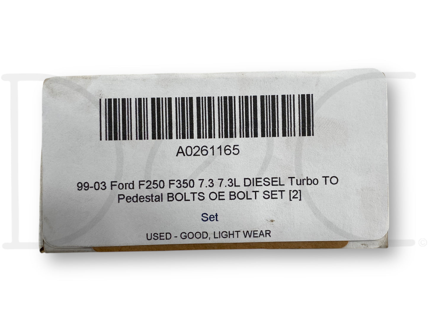 99-03 Ford F250 F350 7.3 7.3L Diesel Turbo To Pedestal Bolts OE Bolt Set [2]