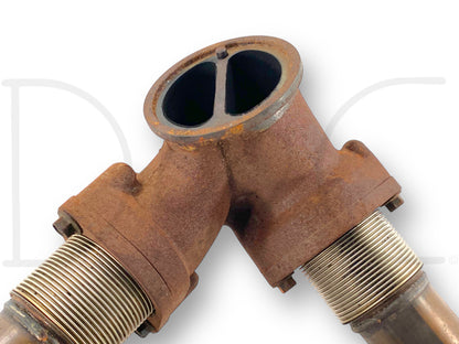 99-03 Ford F250 F350 7.3L Turbo Manifold Up Pipe Collector Y Inlet OE 1827420C1