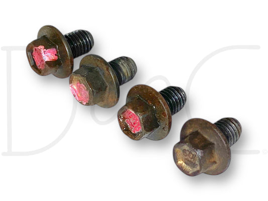 99-02 Ford F250 F350 7.3 7.3L Water Pump Pulley Bolts Bolt Set (4) OE