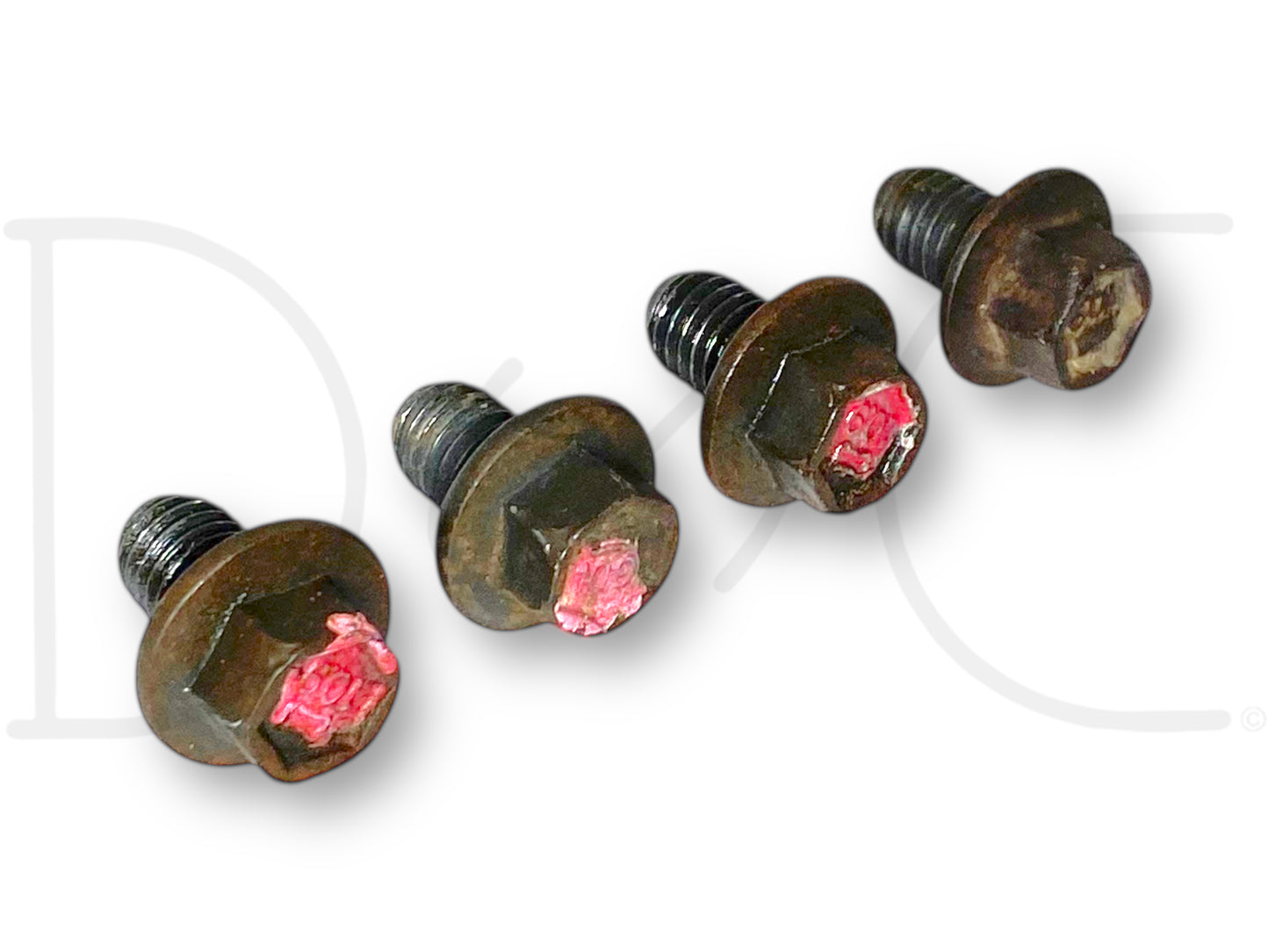 99-02 Ford F250 F350 7.3 7.3L Water Pump Pulley Bolts Bolt Set (4) OE