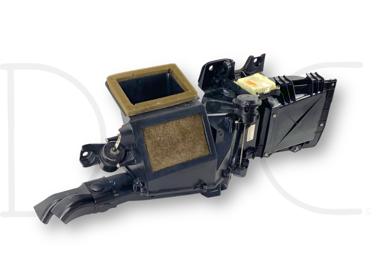 99-07 Ford F250 F350 HVAC Under Dash Air Box Heater Core Housing OEM shown with used good condition and light wear, compatible with Super Duty diesel trucks.