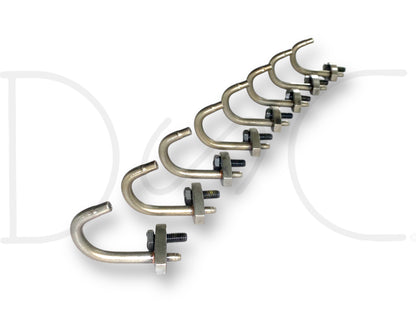 99-02 Ford 7.3 7.3L Diesel Piston Cooling Oil Jet Tube Set W/ Bolts OE Jets [8]