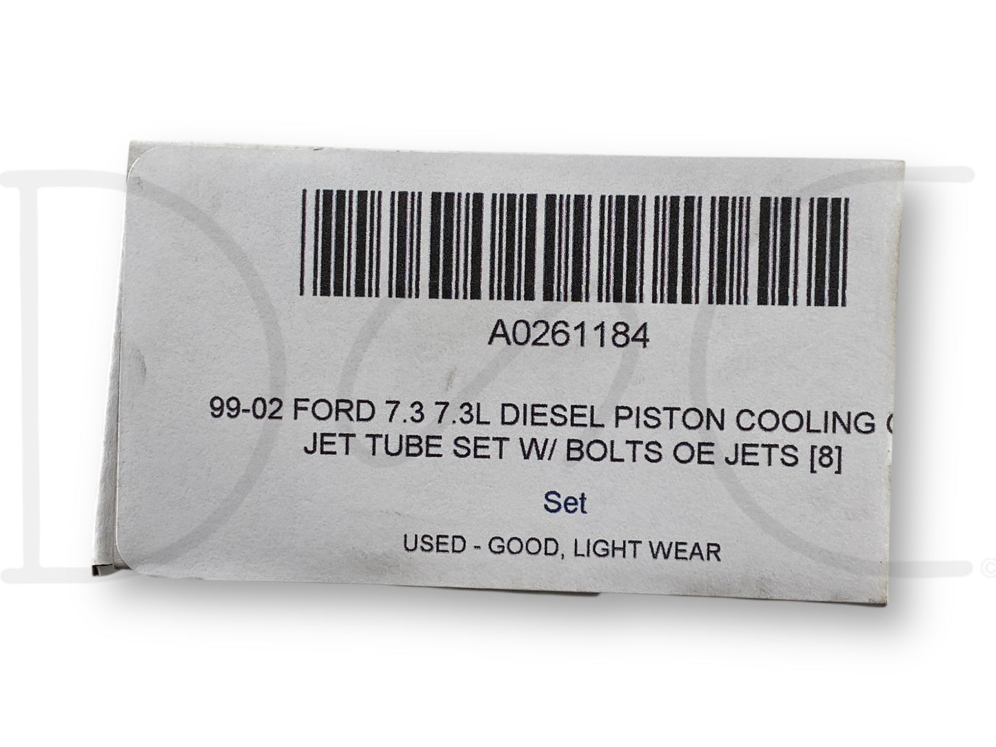 99-02 Ford 7.3 7.3L Diesel Piston Cooling Oil Jet Tube Set W/ Bolts OE Jets [8]