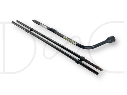 99-02 Ford F250 F350 Spare Tire Lug Wrench Under Hood Winch Rods Tools OEM