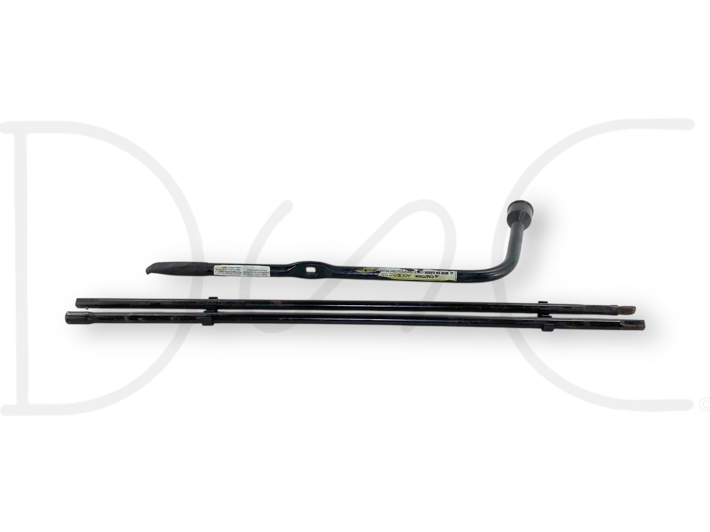 99-02 Ford F250 F350 Spare Tire Lug Wrench Under Hood Winch Rods Tools OEM