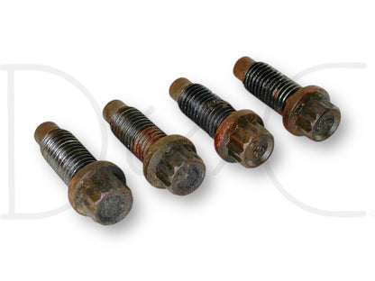 99-10 Ford Super Duty F250 F350 Driveshaft To Flange Bolts OEM Bolt Set (4)