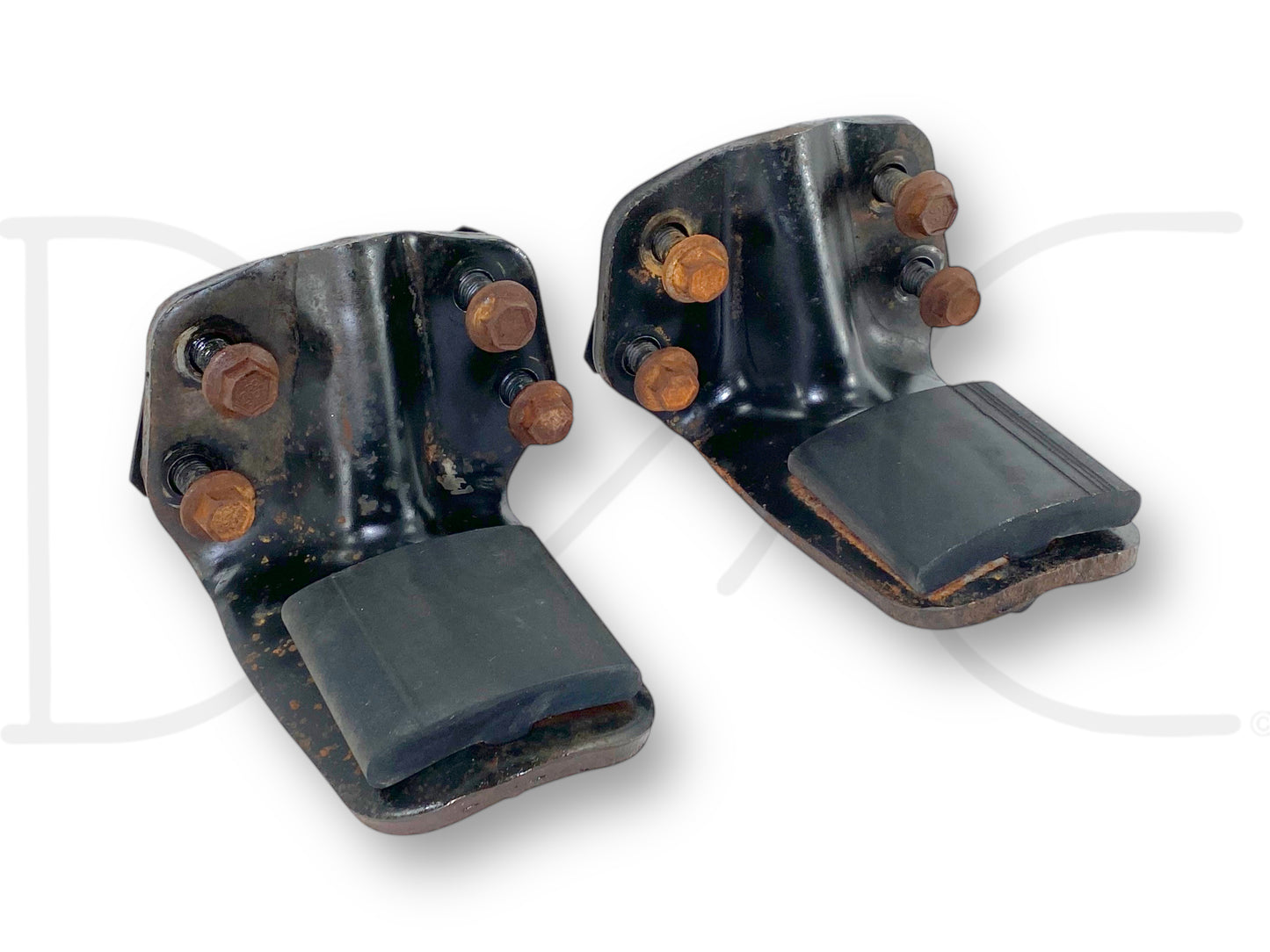 99-16 Ford F250 F350 Rear Auxiliary Leaf Spring Overload Bracket Set OE