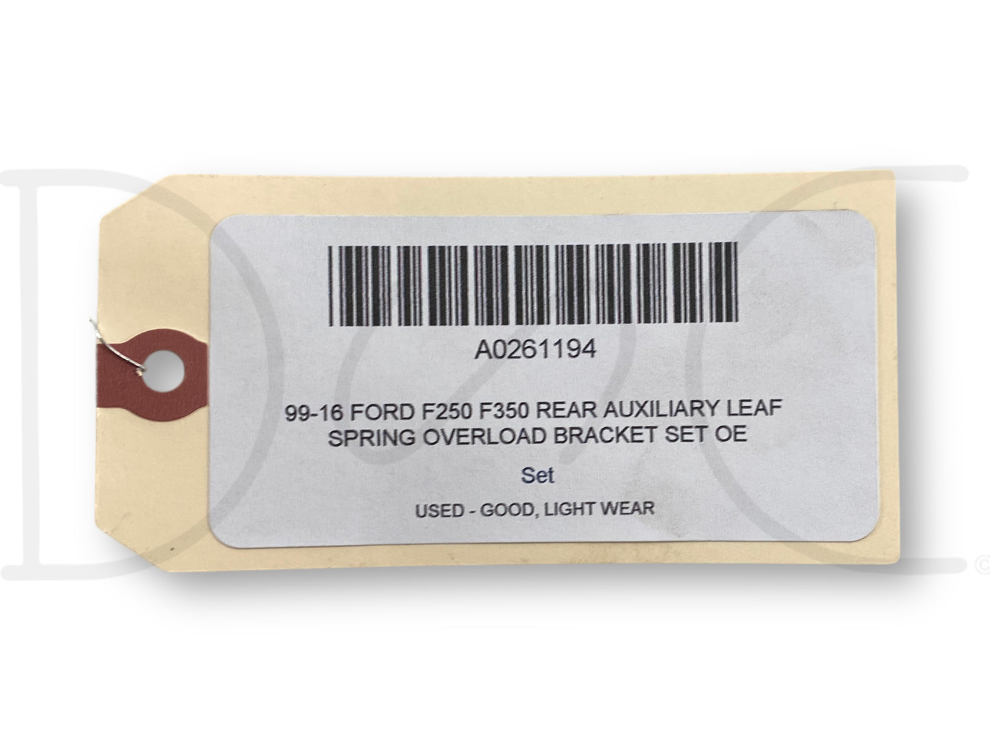 99-16 Ford F250 F350 Rear Auxiliary Leaf Spring Overload Bracket Set OE