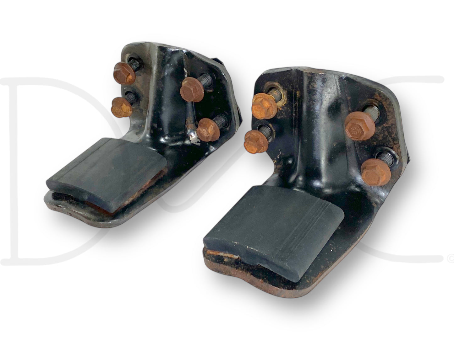 99-16 Ford F250 F350 Rear Auxiliary Leaf Spring Overload Bracket Set OE