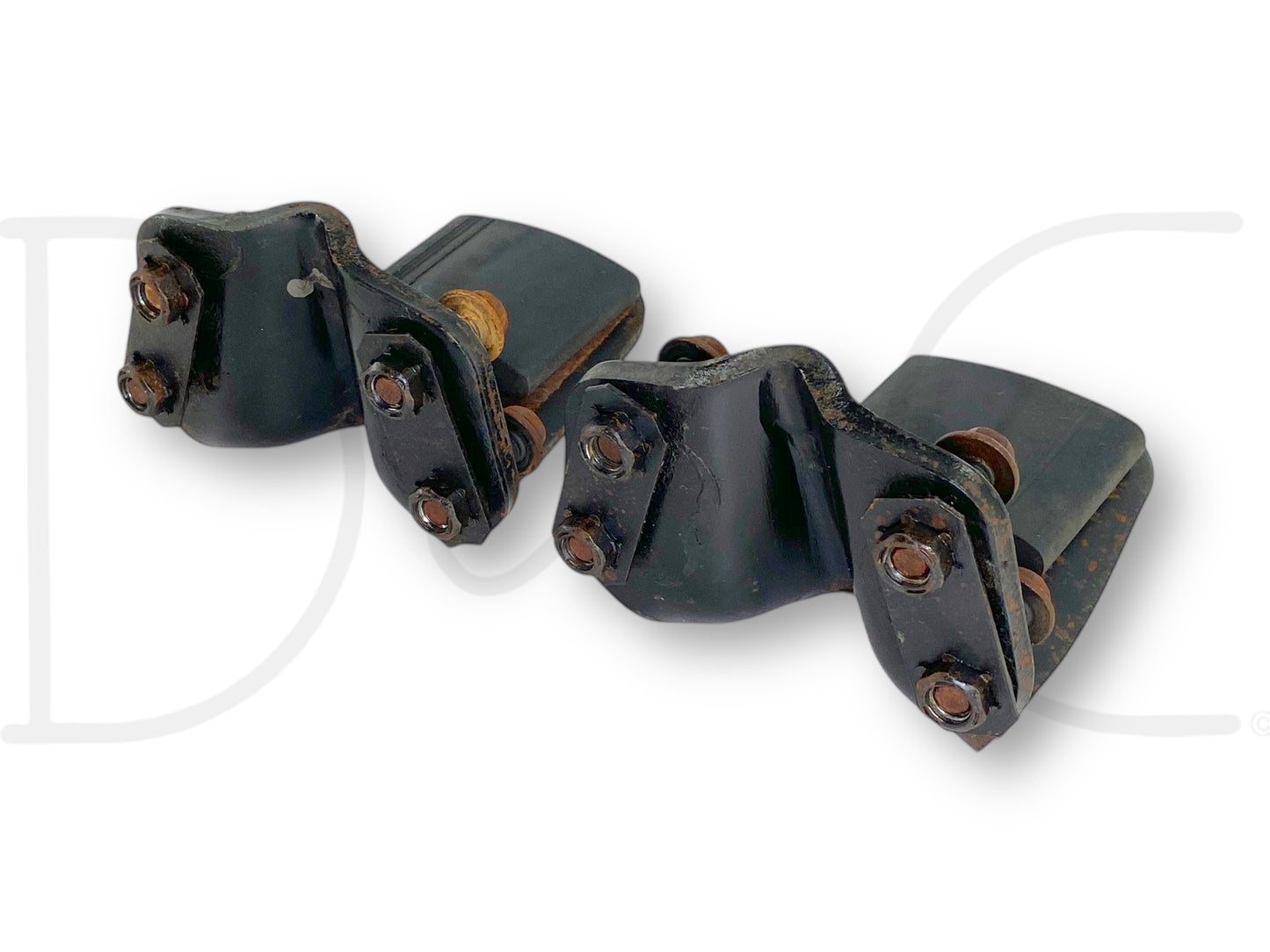 99-16 Ford F250 F350 Rear Auxiliary Leaf Spring Overload Bracket Set OE