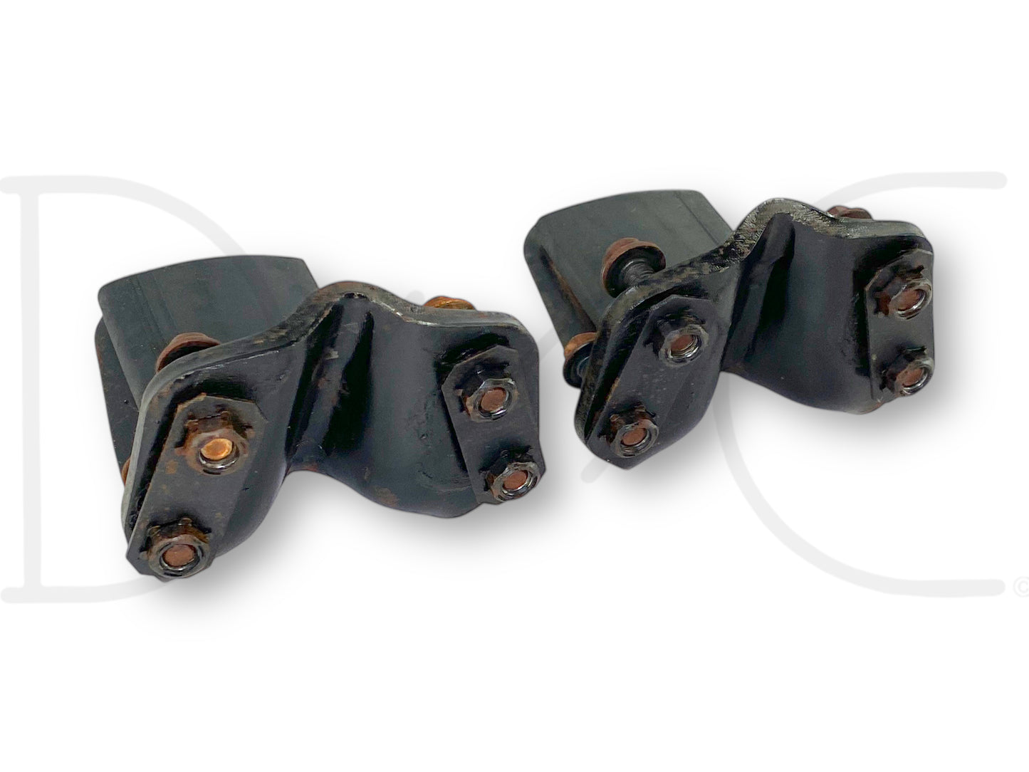 99-16 Ford F250 F350 Rear Auxiliary Leaf Spring Overload Bracket Set OE